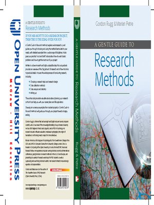 cover image of A Gentle Guide to Research Methods